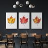 Fall Leaf Watercolor Posters and Prints Autumn Leaves Wall Art HD Pictures Canvas Painting Living Room Home Aesthetic Decoration