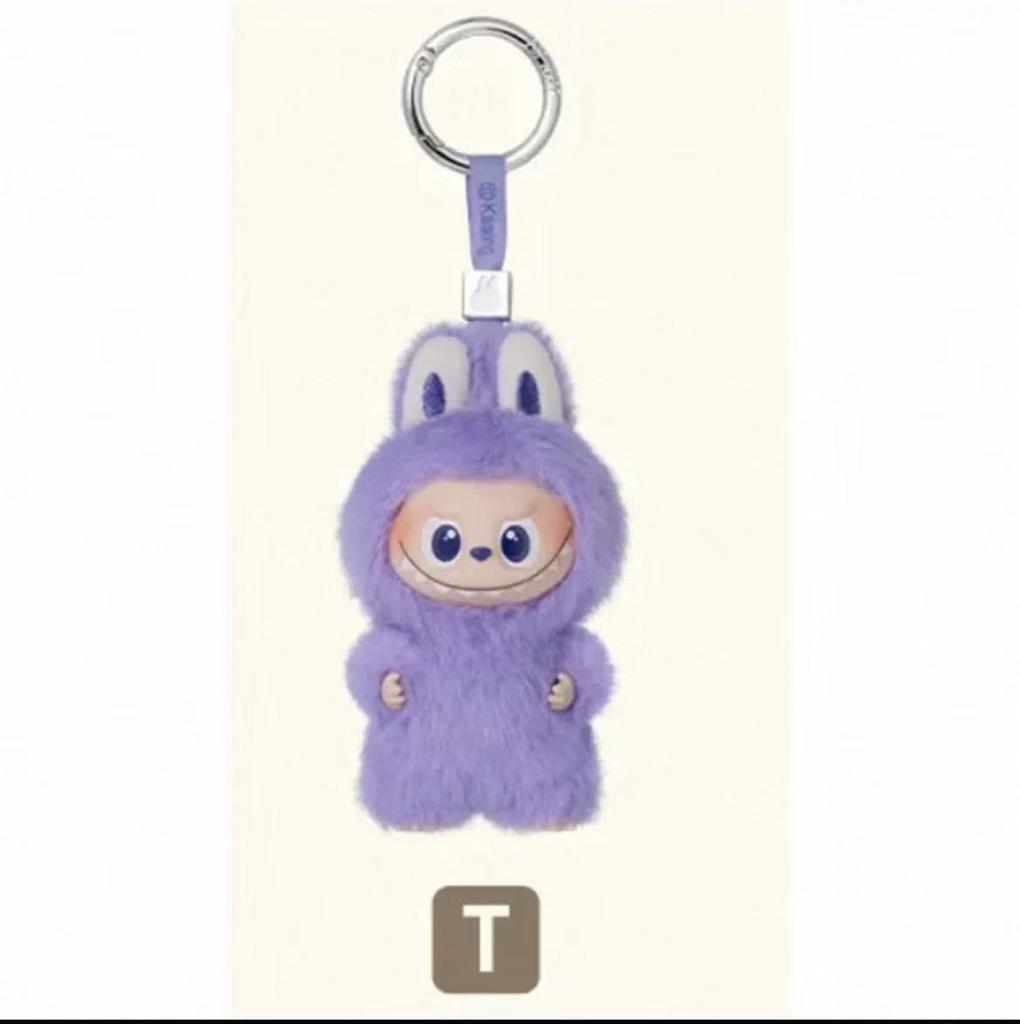 Cute Labubu New 4th Gen Mini Vinyl - Face Plush Blind Box: Ideal Backpack Accessory, Keychain & Christmas Gift, Also a Fun Children's Hand Puppet Toy