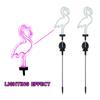 Solar-powered Garden Lights Landscape Yard Decoration Ground-mounted Lamp Flamingo Firework Sunflowers Roses Fireflies Jellyfish