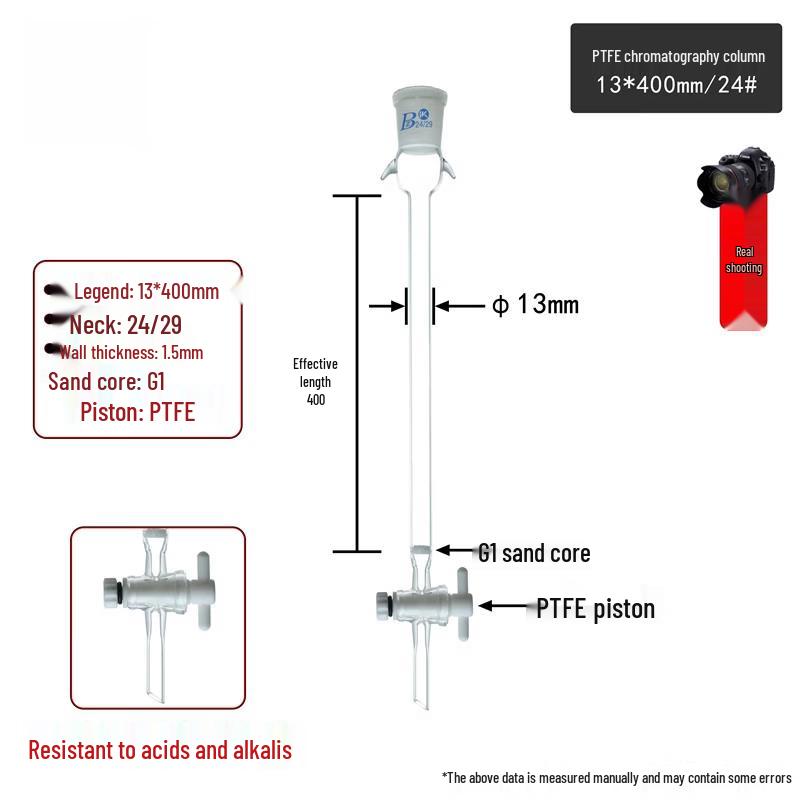 

Laboratory Glass Chromatography Column