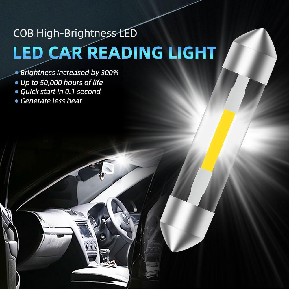 10 Stück C5W C10W LED-Lampen 31MM 36MM 39MM 41MM COB LED-Lampen Canbus Soffitten-LED Auto Innenraumlicht Deckenleuchte Leselampe Kennzeichenleuchte