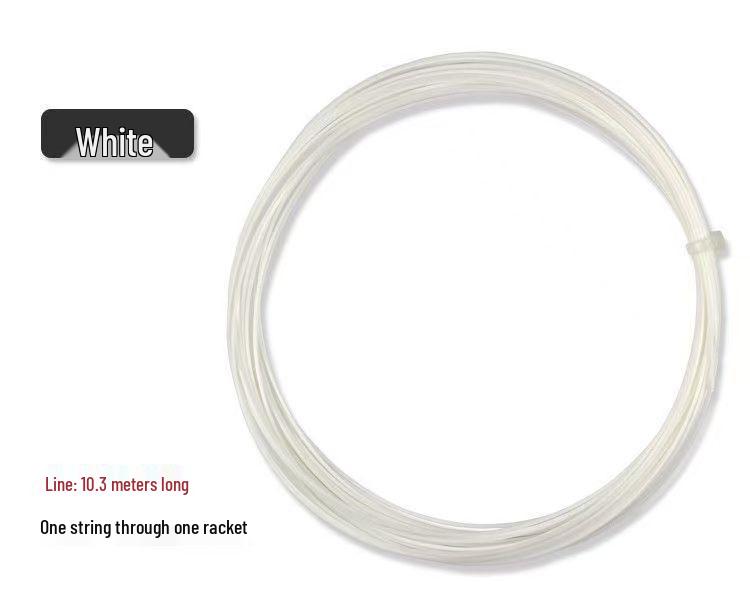 Chisheng Dido Multi-Color Durable Nylon Badminton Racket String - Shock Absorbing & Comfortable