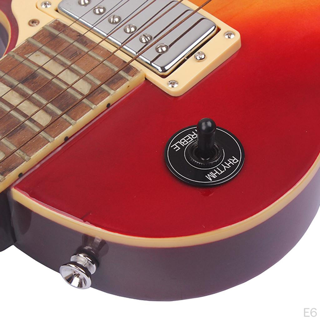 Pickup Selector Toggle Switch with Rhythm Washer Ring for Electric Guitar