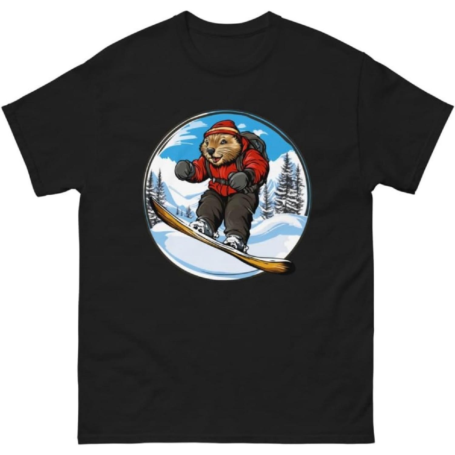 Beaver Snowboard Unisex T-Shirt XXXXXL разноцветный