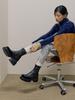 The Johi Span Chunky Platform Ankle Boots_2 Colors
