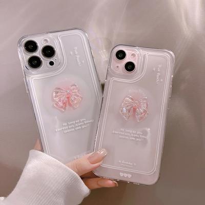 3D Crystal Butterfly skaidrus telefono dėklas, skirtas iPhone 14 Plus 13 12 Mini 11 Pro Xs Max X Xr 7 8 Plus minkštas smūgiams atsparus galinis dangtelis