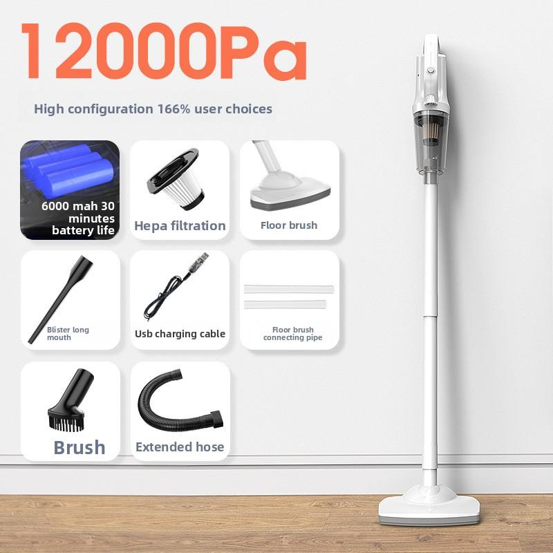 New Wireless Vacuum Cleaner for Household Small Handheld Mini Ultra-silent High Power High Suction Powerful Car Vacuum Cleaner