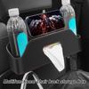 Portable Car Backseat Organizer Storage Box With Hook Auto Interior Decoration Drink Cup Tissue Holder Travel Accessories