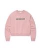 COVERNAT WOMAN Cooper Logo Sweatshirt Light Pink