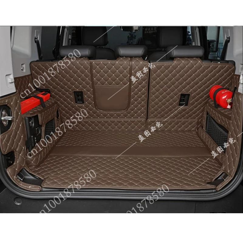 For Jetour T2 Traveler 2023 2024 Trunk Mats Leather Durable Cargo Liner Boot Carpets Interior Luggage Full Cover Car Accessories