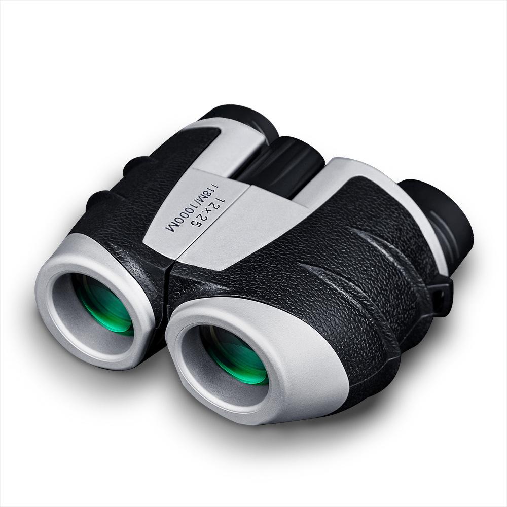 Private Model New Binoculars 12×25 High Definition Adult Children Bird Watching Portable Paul Glasses