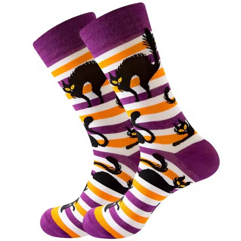 AB New Fashion Socks for Men and Women Colorful Cartoon Animal Cotton Sock Hip Hop Funny Plant Mushroom Bird Stocking