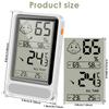 Digital Thermometer Hygrometer Measure High Precision Indoor Room Large Screen LCD Monitor Weather Station Outdoor