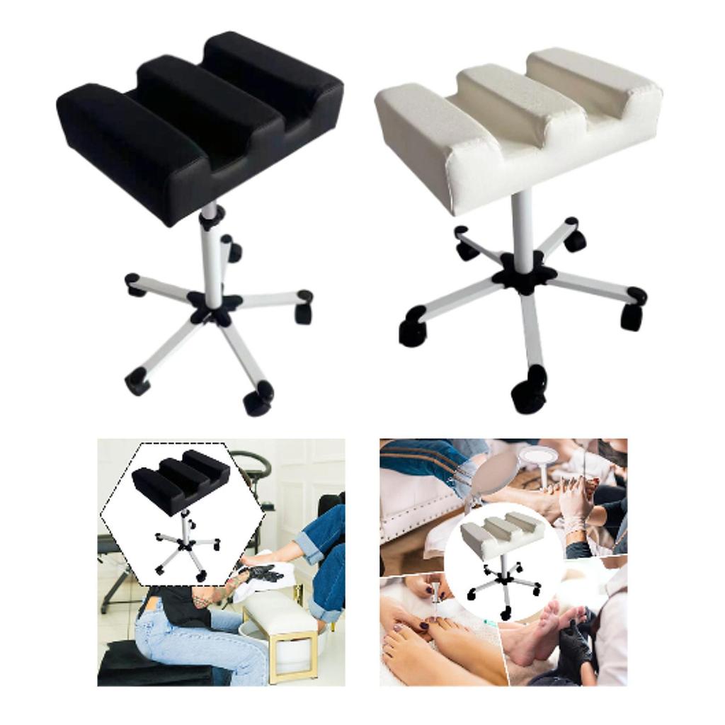 Poggiapiedi per Pedicure Sgabello per Piedi per Manicure Uso Commerciale Strumento Pratico Robusto Accessori per Salone Casa Altezza Regolabile Versatile