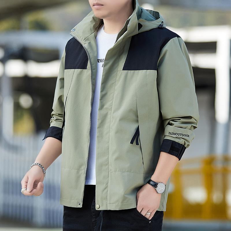 Jacket Men's Trendy Brand Jacket Men's and Women's Spring and Autumn New Sports Trench Coat Couple Outdoor Mountaineering Suit