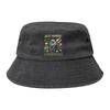 Unisex Distressed Denim Washed Bucket Hat Funny Rocky Project Hail Mary Meme Retro Summer Headwear Fishing Cap Panama Hat Gift