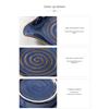 Stove Side Spoon Rest Dish for Home Cooking, Plain Look Rest with Ridged Middle and Sauce Saving Tip for Counters