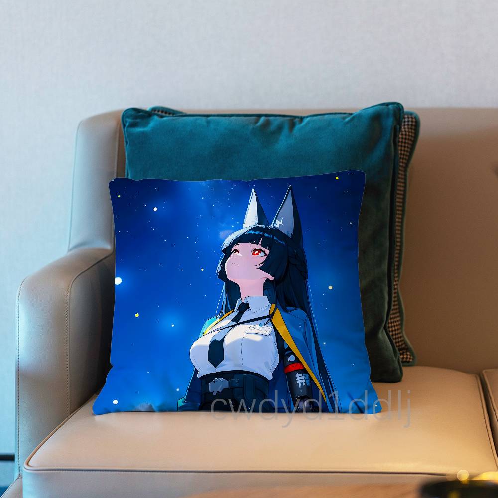 

Miyabi Z-Zenless Zone Zero ZZZ Pillowcases Cute Funny Pillow Case For Wedding Party Home Decor Comfy Pillow Cover 30cmx30cm