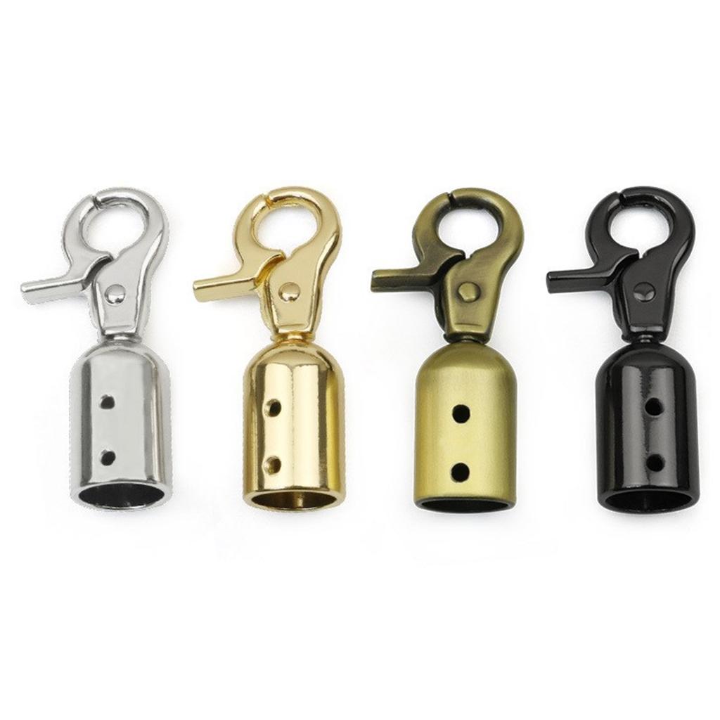 Bag Metal Buckles Tassel End Cap Clasp for Bag Straps Handbag Chain Hanger Strap Connector Diy Hardware Accessories