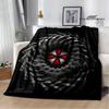Biochemical Umbrella Printed Blanket Kids Warm Blanket Flannel Soft and Comfortable Blanket Home Travel Bedding Gift