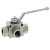 3-way Ball Valve BKR-3L-DN 6 G1/4" 45L