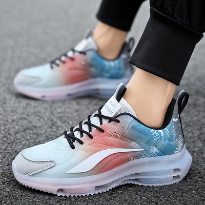 Chaussures de sport décontractées en coton pour hommes, chaussures de grande taille en noix de coco, chaussures de sport décontractées en maille, semelle épaisse chaude, coussin d'air rehaussant, chaussures tendance pour papa, automne et hiver