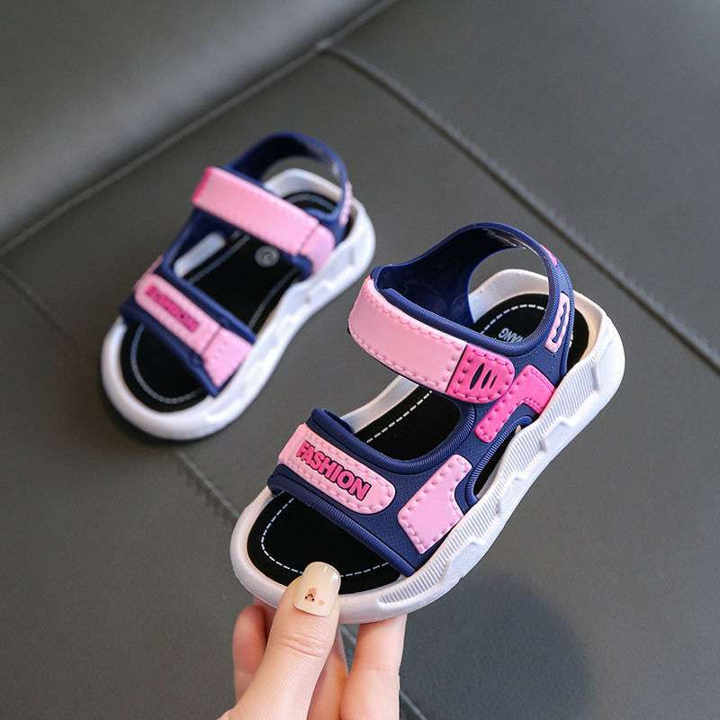 Children's Boys' Sandals 2025 New Soft-soled Non-slip Children's Handsome Fashion Middle School Children, Primary School Students, Baby Classmates