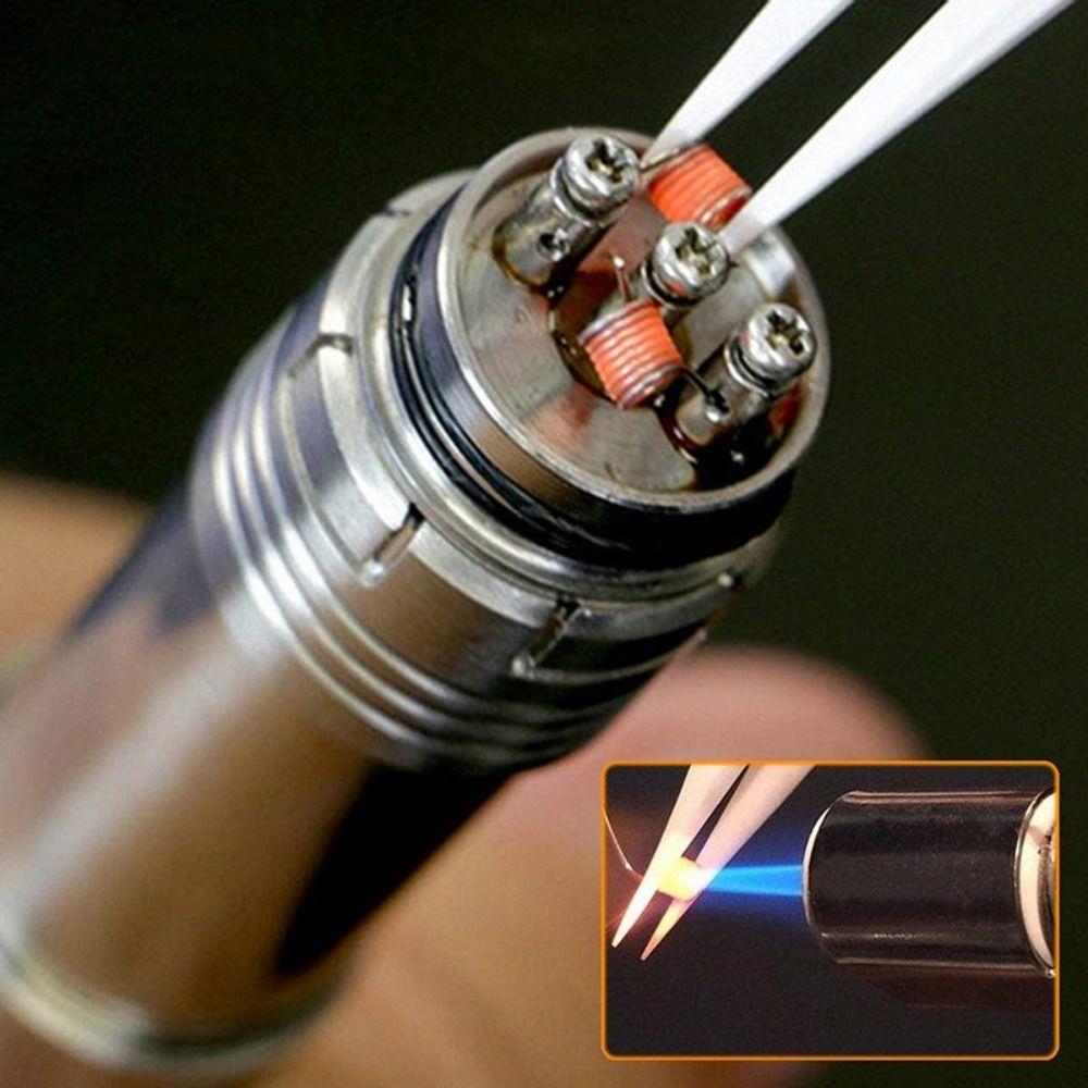 3 PCS Straight Tip Soldering Tweezers Reverse Anti-Static Tweezers Durable Ceramic Tweezer  Repair