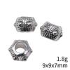 Bead Pendant Accesories Macroporous Big Hole Beads Loose Spacer Accessories Parts Metal Beads Accessories For Women
