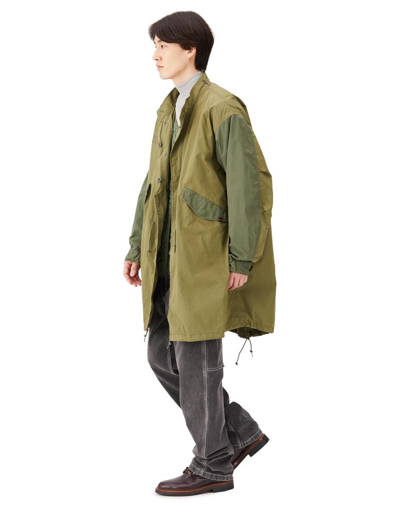Alpha Industries Coat with Color TA1679 Men's M-65 Liner, Mix,