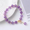 Natural Amethyst Bracelet  Bangles Women Fashion Jewelry Accessories Gift