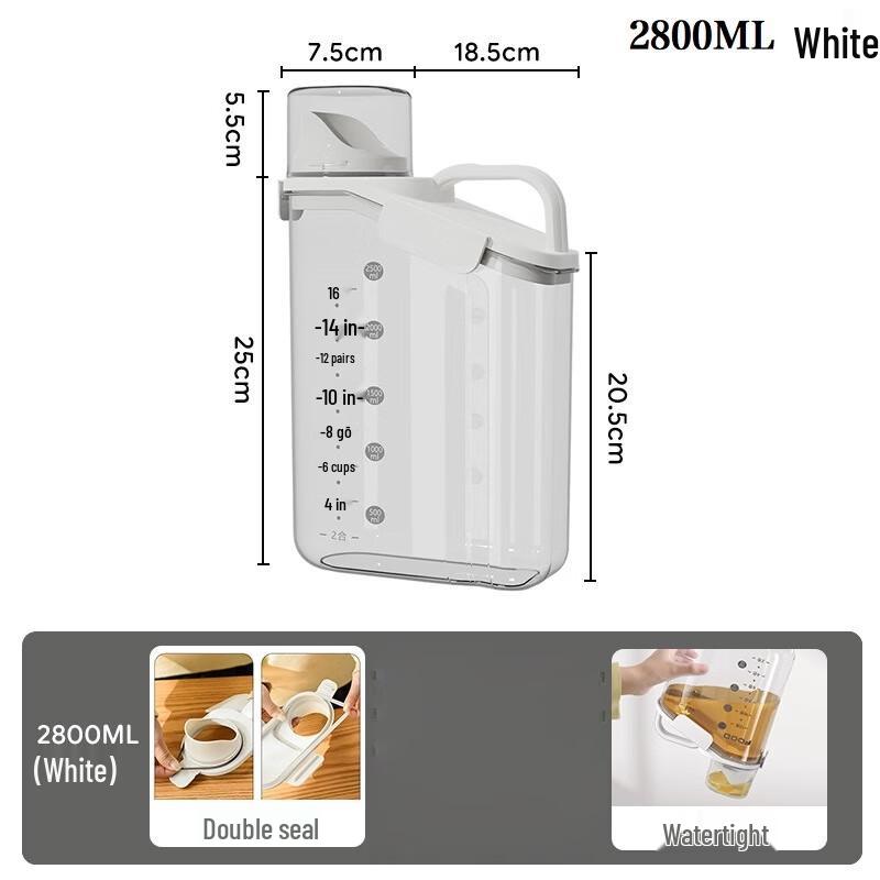 Japanese Style Food Grade Rice Storage Container - 2.8L