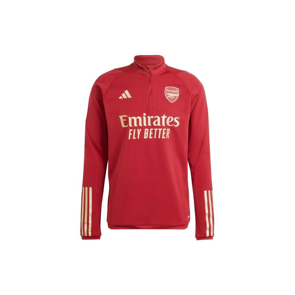 Adidas Arsenal Tiro 23 Training Top With Letter Stripe Print Men Tops Red IJ7789
