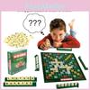 Game Scrabble Board Spelling Puzzle Game Educational Toy Family Party Kids Adult