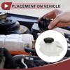 1 Set Engine Coolant Reservoir Water Expansion Tank for Jeep Compass 2017-2022 Coolant Radiator Reservoir Bottle with Cap No.68289857AA/68250057AA