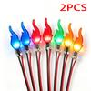 LED Flame Filament DC 3V COB Candles Lamp With Flickering Flame DIY Welding With Strip Line Decoration Light Bulb Accessories
