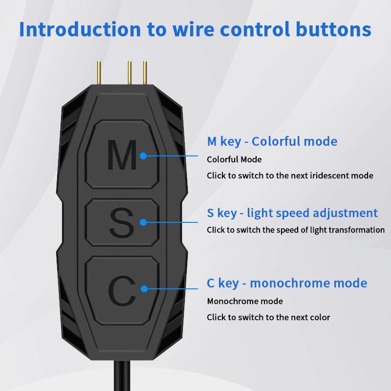 Argb Kontrolcü 5V 3Pin Sata Arayüzü Uzatma Kablosu Işık Kontrolcü Adaptörü PC Fanı CPU Soğutucu Fanı Işık Şeridi Radyatör İçin