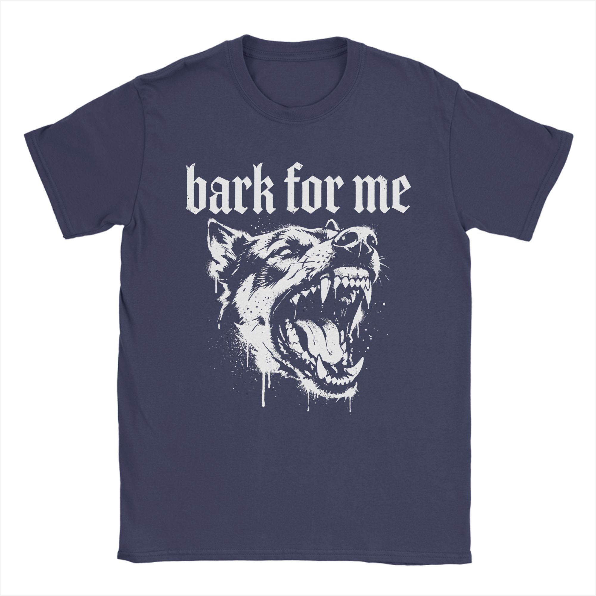 

Bark for Me Gothic Fierce Dog 100 Cotton T Shirt For Man Summer Awesome T Shirts Comfortable Novelty Tees Hot Sale Tops 4XL