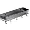 Light Luxury Kitchen Storage Rack Seasoning Rack Carbon Steel No Drill Wall Mounted Spice Rack For Home Wall Organizer Shelf