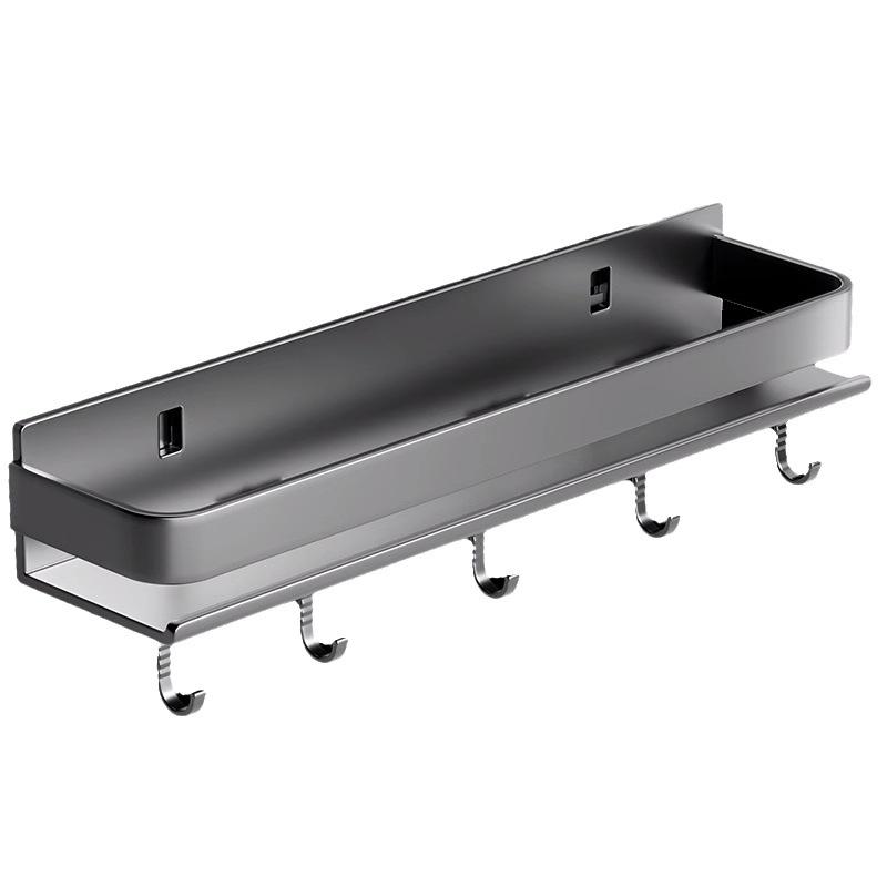 Light Luxury Kitchen Storage Rack Seasoning Rack Carbon Steel No Drill Wall Mounted Spice Rack For Home Wall Organizer Shelf