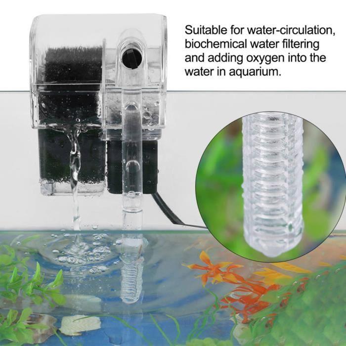 Filtre - Filtre externe pour aquarium - Débit 250L/H - Moteur Économie d'Énergie - Acrylique