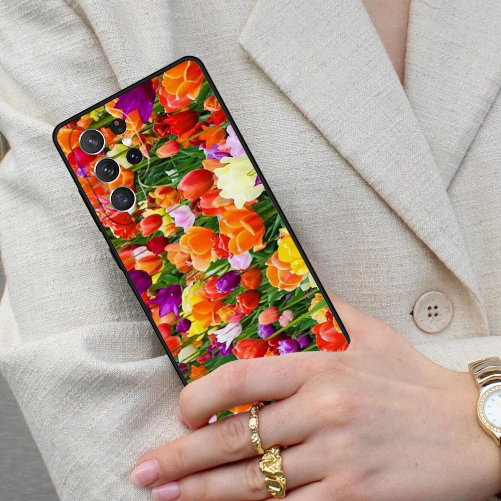 Various Flowers Cell Phone Case for Samsung Galaxy S26 Ultra S25 S24 S23 S22 S21 S20 Note10 Cover