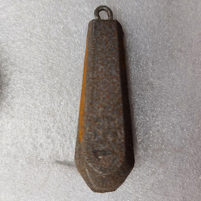 Hexagonal Sea Fishing Lead Sinker with Ring - Iron Weight Fishing Accessory