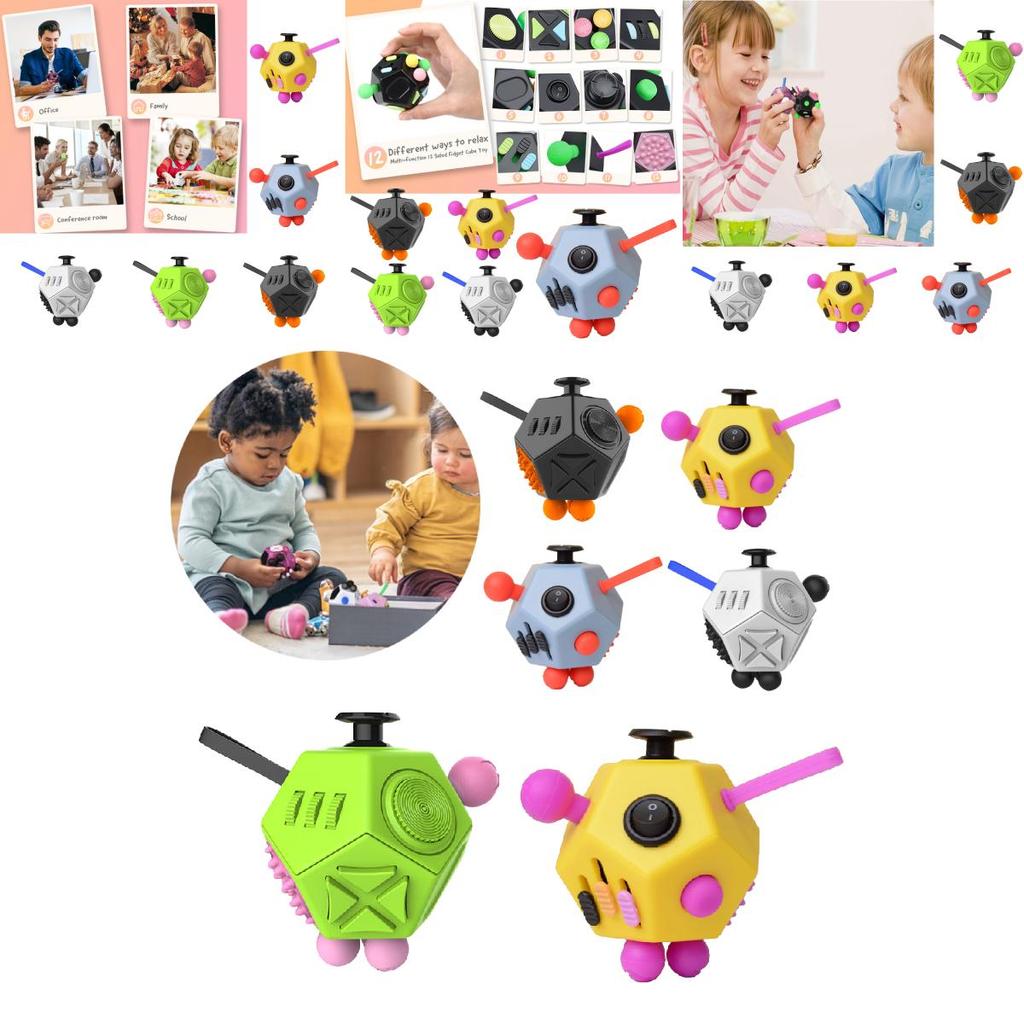 Dodecagon Fidget Cube Superior Anti-stress Toy For Adults Kids