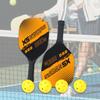 2 Stück Pickleballschläger Tragbar 4 Bälle für Fitnessstudio-Training Outdoor Blau