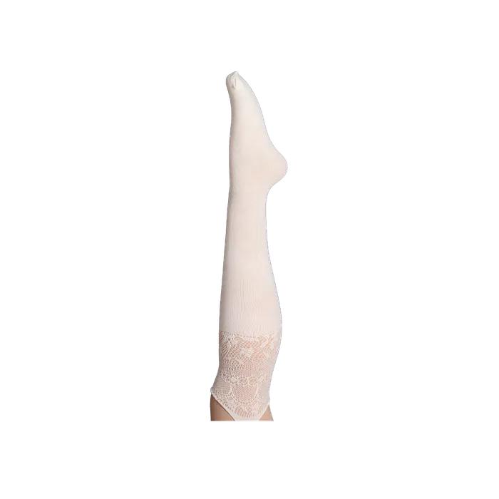 Garter lace stockings (ivory)
