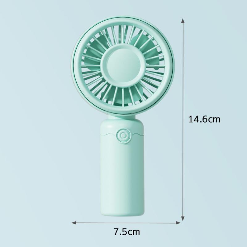 Mini Portable Fan USB Rechargeable Handheld Fan Creative Gift For Men Women Travel Walking Cooling