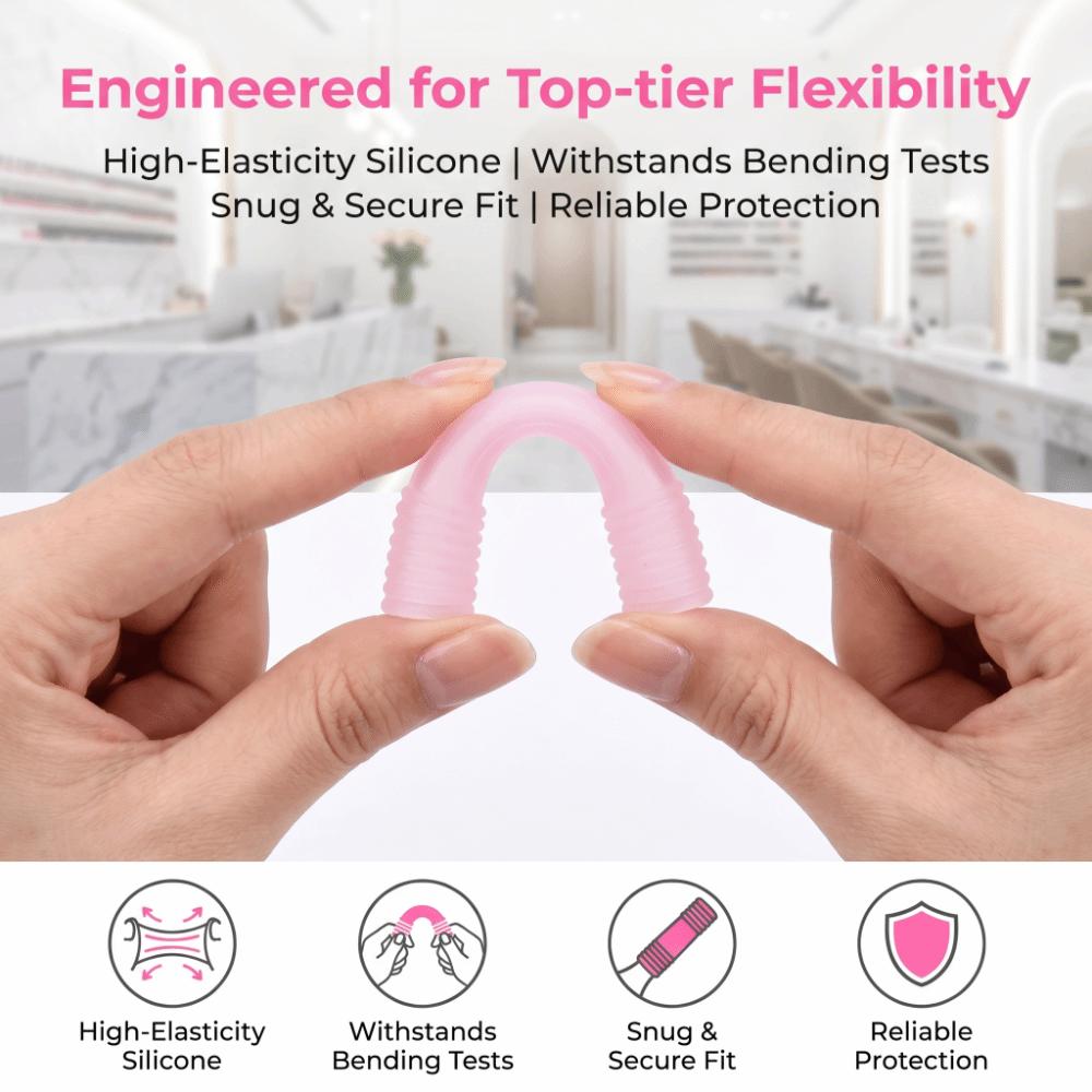 

10PCS Spiral Tube Nipper Protective Cap Cover Protector Nail Nippers Cover Beauty Salon