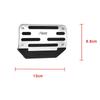Andifany 2 Pcs Gas Axle Pedal and Brake Pedal Cover Foot Pad Non-slip, Universal Automatic Transmission Car