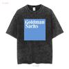 Goldman Sachs Logo T Shirt USA Size S XXL Long or Short Sleeves Vintage Washed Stylish Stretched Comfortable Versatile Graphic